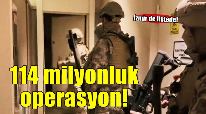 İzmir ve 16 ilde dolandırıcılık operasyonları: 73 tutuklama!