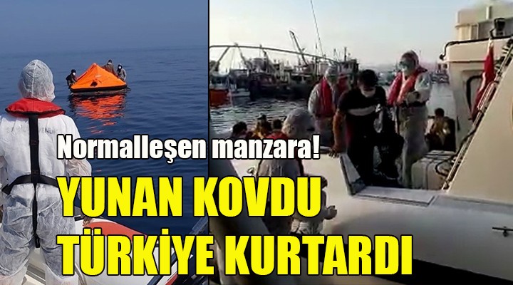 Normalleşen manzara! Yunan kovdu, yine Türkiye aldı...