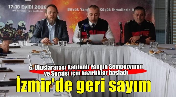 İzmir yangın sempozyumuna ev sahipliği yapacak
