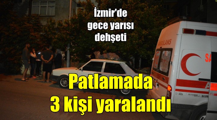 İzmir’de 2 katlı binada patlama: 3 yaralı