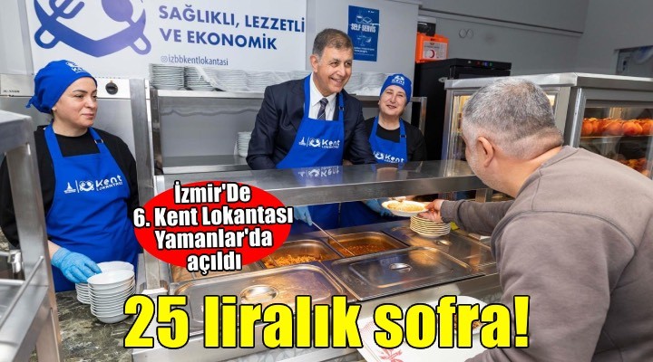 İzmir’de 25 liralık sofra