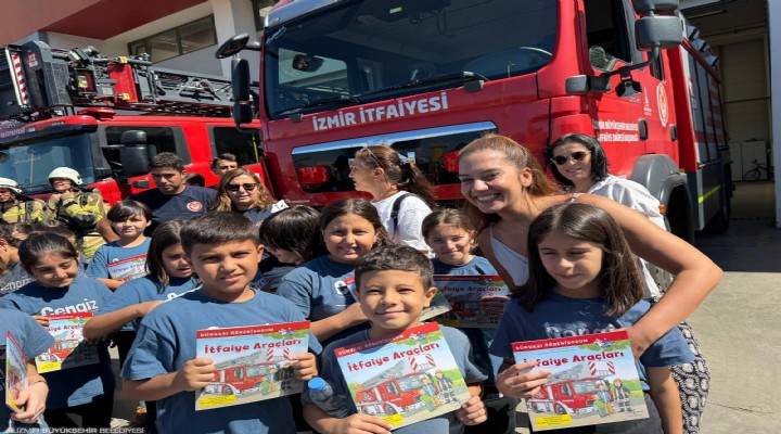 İzmir’de ateş savaşçıları öğrencilerle buluştu