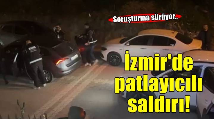 İzmir’de galeriye patlayıcı maddeyle saldırıya 5 gözaltı