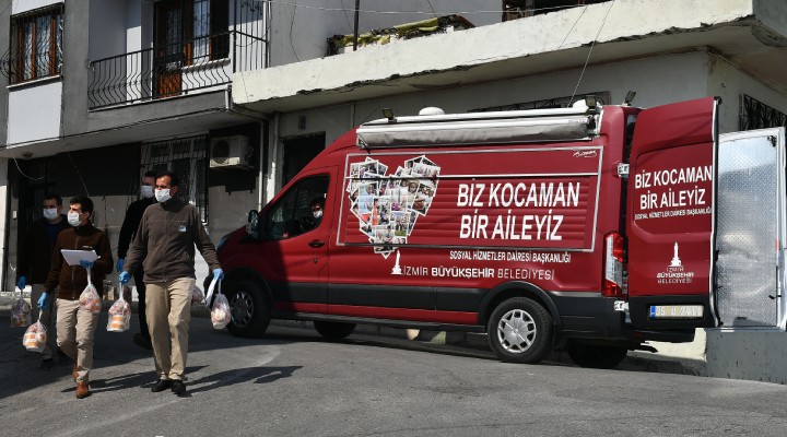 İzmir’de ihtiyaç sahiplerine çorba ve ekmek