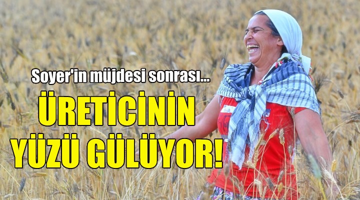 İzmir’de karakılçık buğdayı eken üreticinin yüzü güldü!