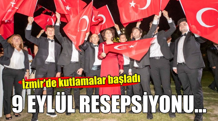 İzmir’de kurtuluş kutlamaları resepsiyonla başladı