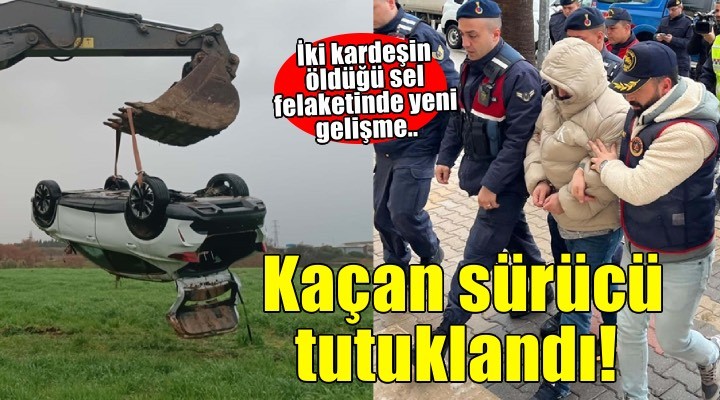 İzmir’de sel faciasında ölen iki kardeşin ardından kaçan sürücü adliyede