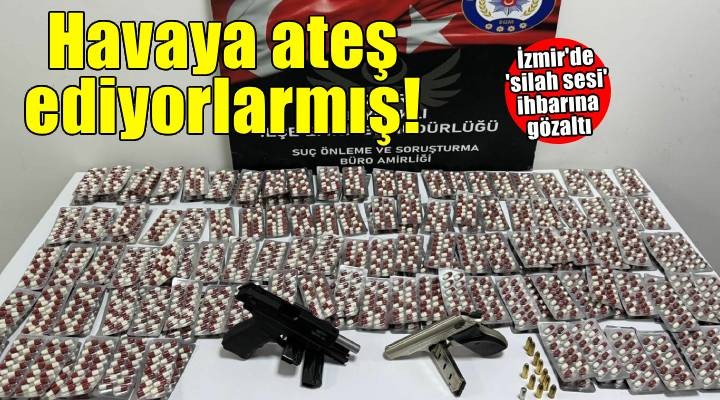 İzmir’de ‘silah sesi’ ihbarına giden polis, 2 kişiyi gözaltına aldı
