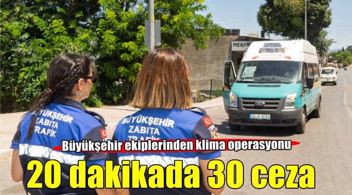 İzmir’de ticari araçlara klima denetimi