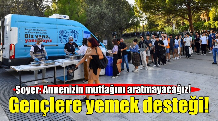 İzmir’de üniversite öğrencileri yine unutulmadı