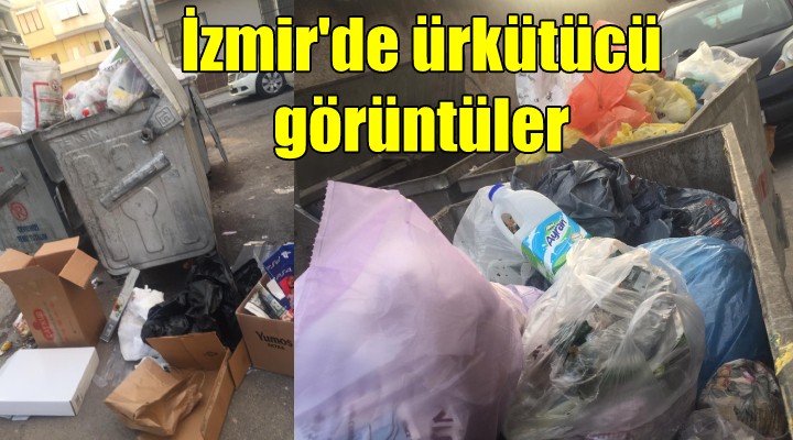 İzmir’de ürkütücü görüntüler!