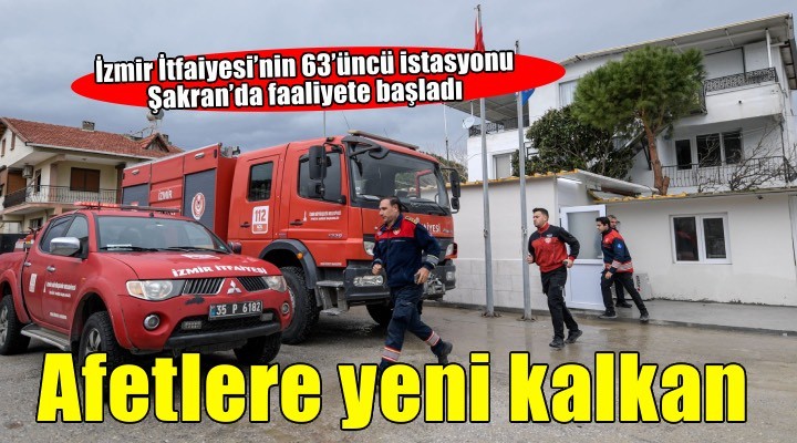 İzmir’in kuzeyinde afetlere yeni kalkan