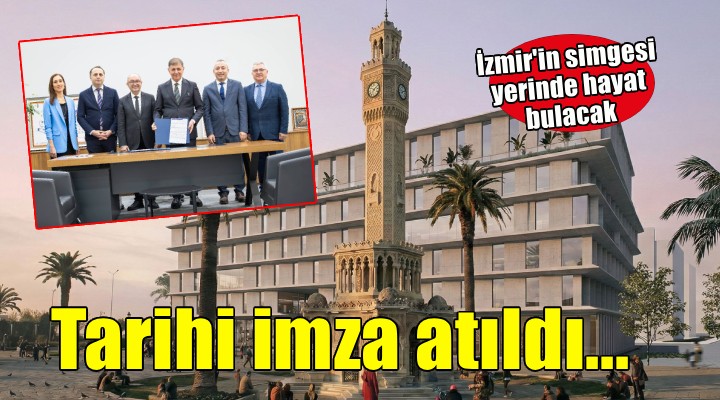 İzmir’in simgesi yerinde yeniden hayat bulacak