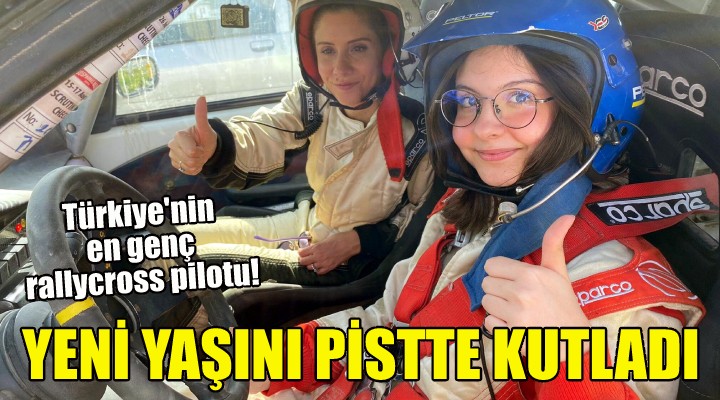 İzmirli Derin yeni yaşını pistte kutladı!