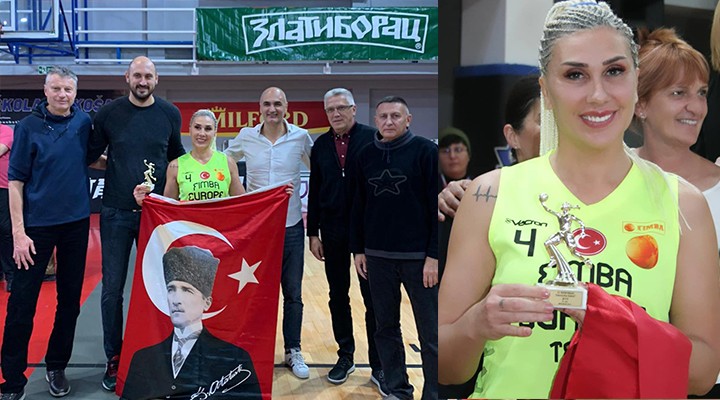 İzmirli basketbolcu Belgrad da zirvede