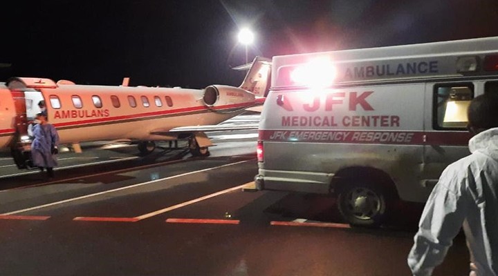 İzmirli hasta için Liberya ya ambulans uçak