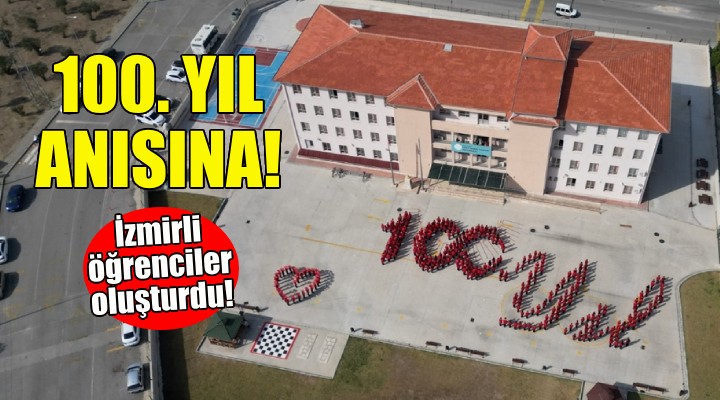 İzmirli öğrencilerden 100. Yıl koreografisi!