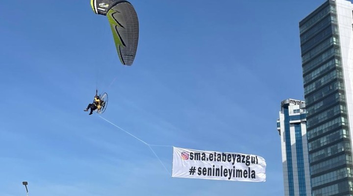 İzmirli paramotorcular, SMA hastası Ela Beyazgül için havalandı!