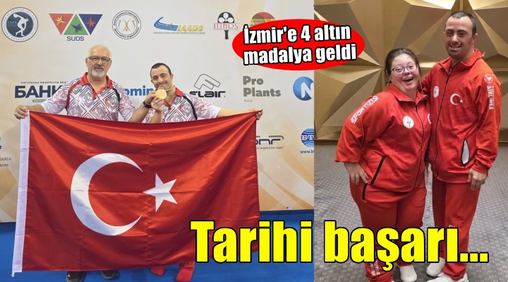 İzmirli sporcudan tarihi başarı