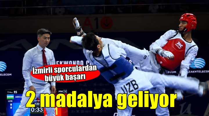 İzmirli sporcular Astana’dan madalya ile döndü