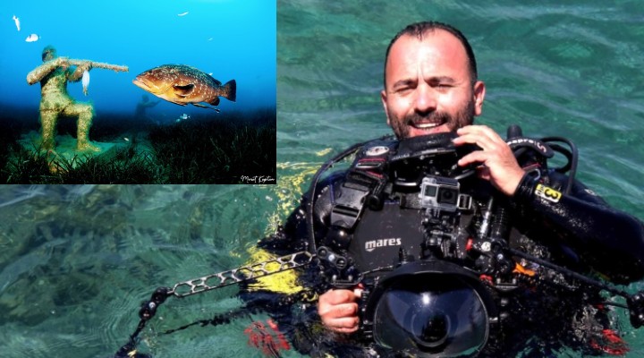 İzmirli su altı fotoğrafçısı dünya birincisi oldu!