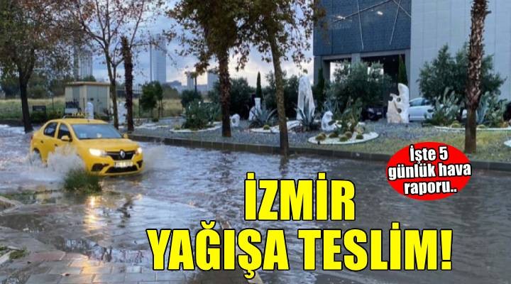İzmirliler dikkat! Bu hafta hava serin ve yağışlı...