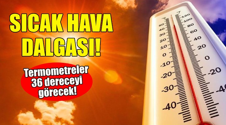 İzmirliler dikkat... Sıcak hava dalgası!