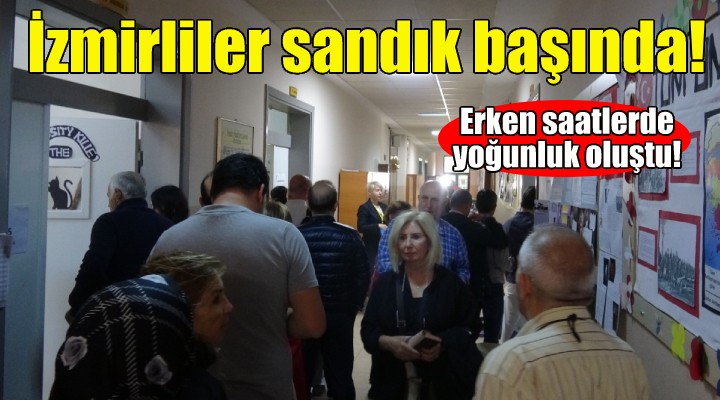 İzmirliler sandık başında!