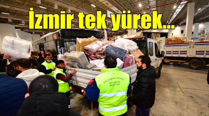 İzmirliler tek yürek oldu..