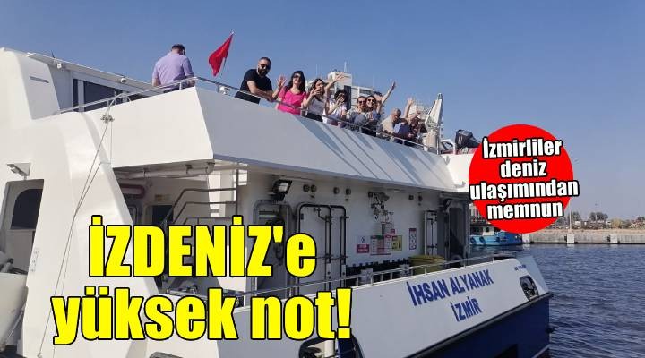 İzmirlilerden İZDENİZ’e yüksek not