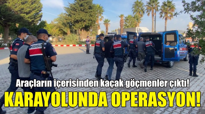 Jandarmadan karayolunda JİHA lı operasyon!