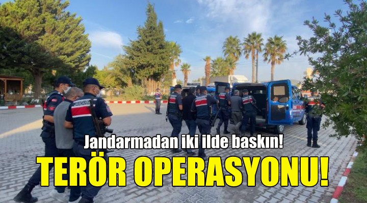 Jandarmadan terör operasyonu!