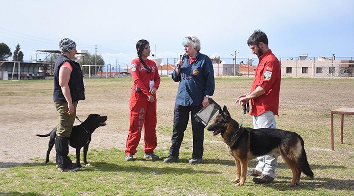 K9 köpekleri testten geçti!