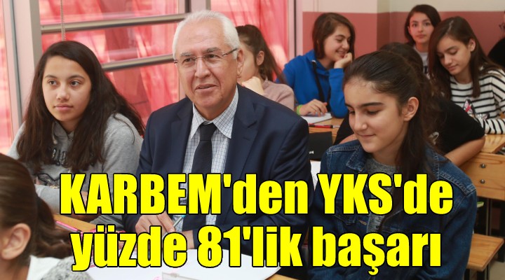 KARBEM den YKS de yüzde 81 lik başarı