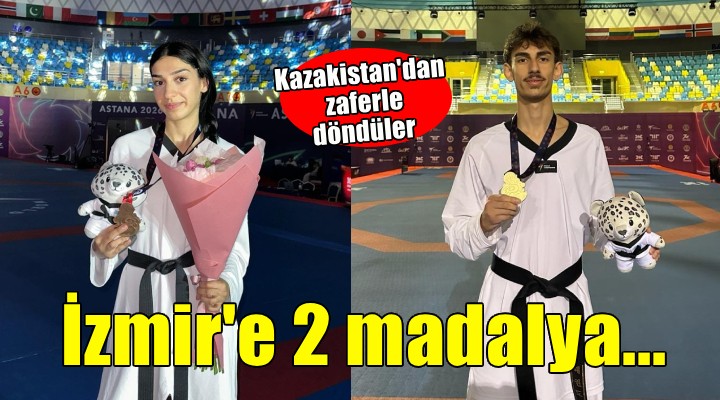 Kaan’dan altın, Zehra’dan bronz