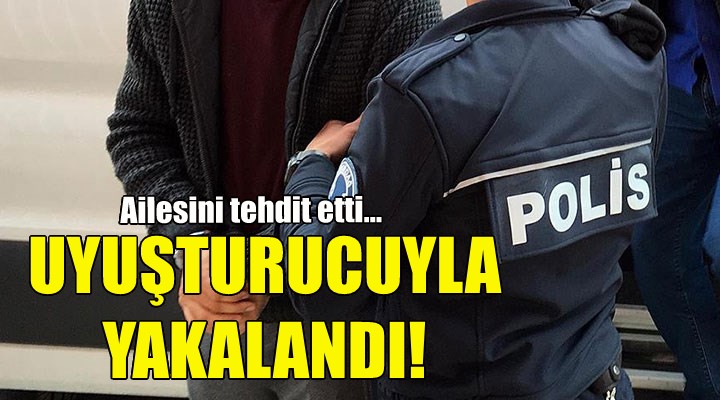 Kaçarken uyuşturucuyla yakalandı!