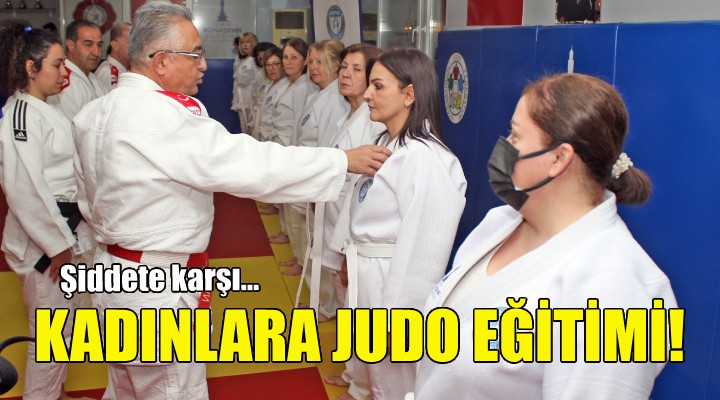 Kadınlara şiddete karşı judo eğitimi!
