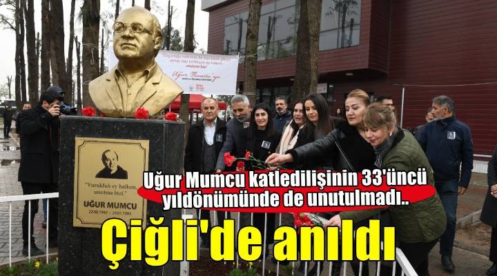 Kalemiyle karanlığı aydınlatan Uğur Mumcu Çiğli’de anıldı