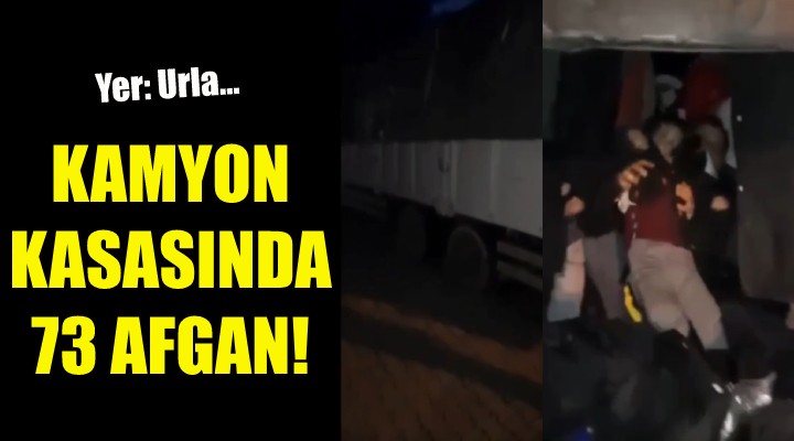 Kamyon kasasından Afganlar çıktı!