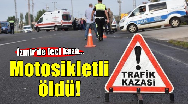 Kamyonetle çarpışan motosikletin sürücüsü öldü!