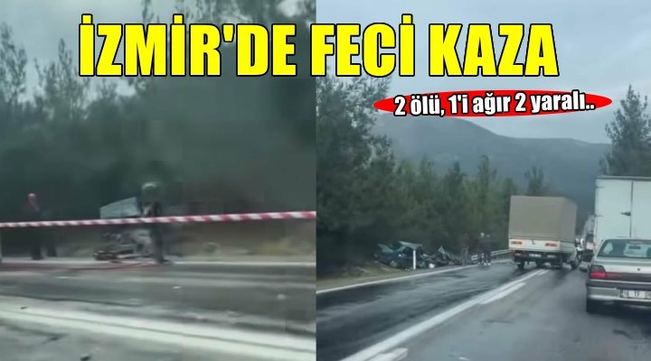 Kamyonetle otomobil çarpıştı: 2 ölü, 1'i ağır 2 yaralı