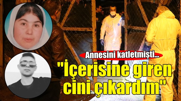 Kan donduran ifade: İçerisine giren cini sehpayla vurarak çıkardım!