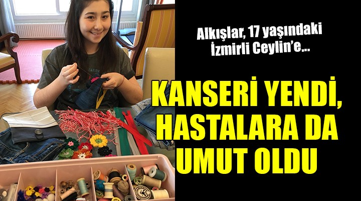 Kanseri yendi, el işi ürünlerle hastalara umut oldu