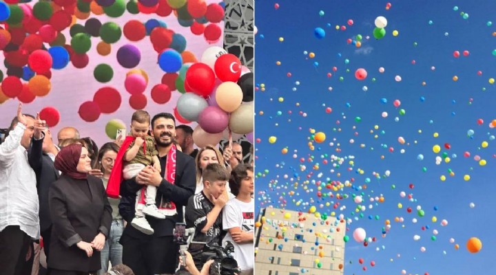 Kanseri yenen minik Ali Asaf için balonlar gökyüzünde: Sen bir kahramansın Ali Asaf!