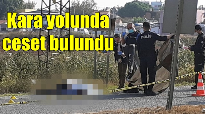 Kara yolunda ceset bulundu