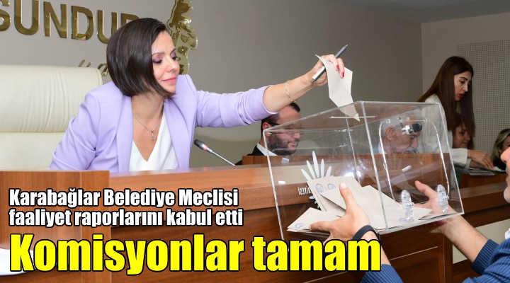 Karabağlar Belediyesi nde komisyonlar tamam!