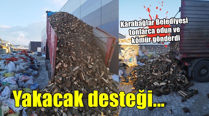 Karabağlar Belediyesi nden deprem bölgesine yakacak desteği...