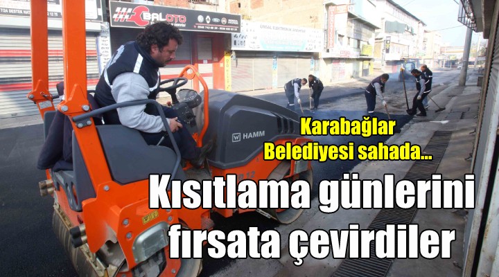 Karabağlar Belediyesi sahada...