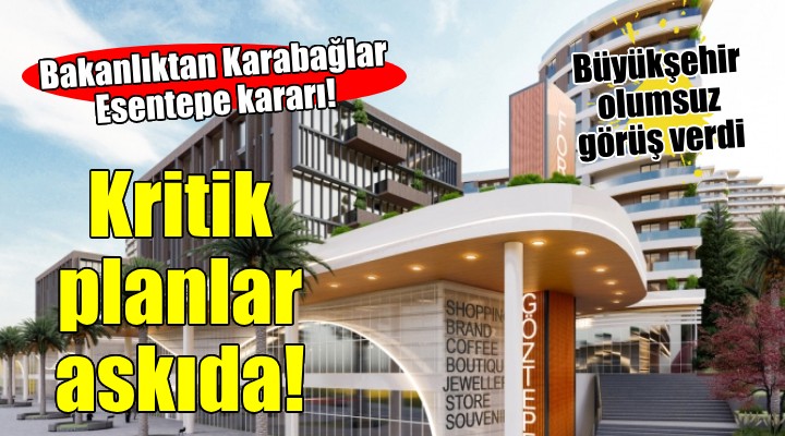 Karabağlar Esentepe için planlar askıda!