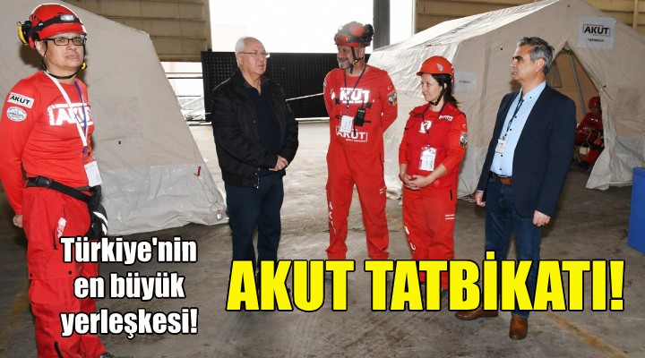 Karabağlar da AKUT tatbikatı!